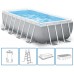 INTEX PRISM FRAME RECTANGULAR PREMIUM POOLS Bazénový set 488 x 244 x 107 cm 26792GN