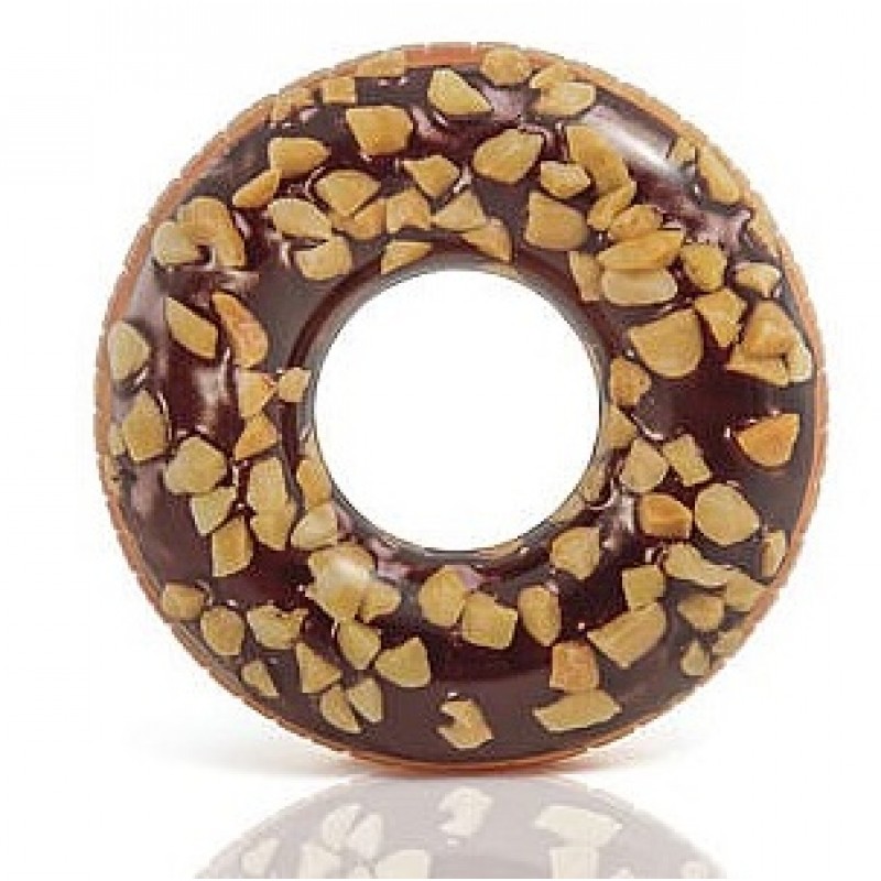 INTEX Nutty Chocolate Nafukovací kruh donut 56262NP INTEX Nutty Chocolate Nafukovací kruh donut 56262NP