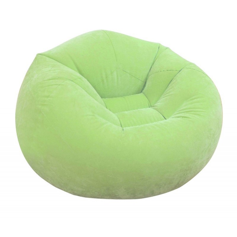 INTEX BEANLESS BAG CHAIR Nafukovací křeslo 107 x 104 x 69 cm, zelené 68569 INTEX BEANLESS BAG CHAIR Nafukovací křeslo 107 x 104 x 69 cm, zelené 68569