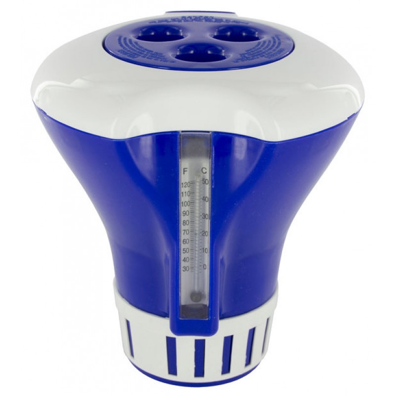 Bazénový plovoucí dávkovač s integrovaným teploměrem 079070