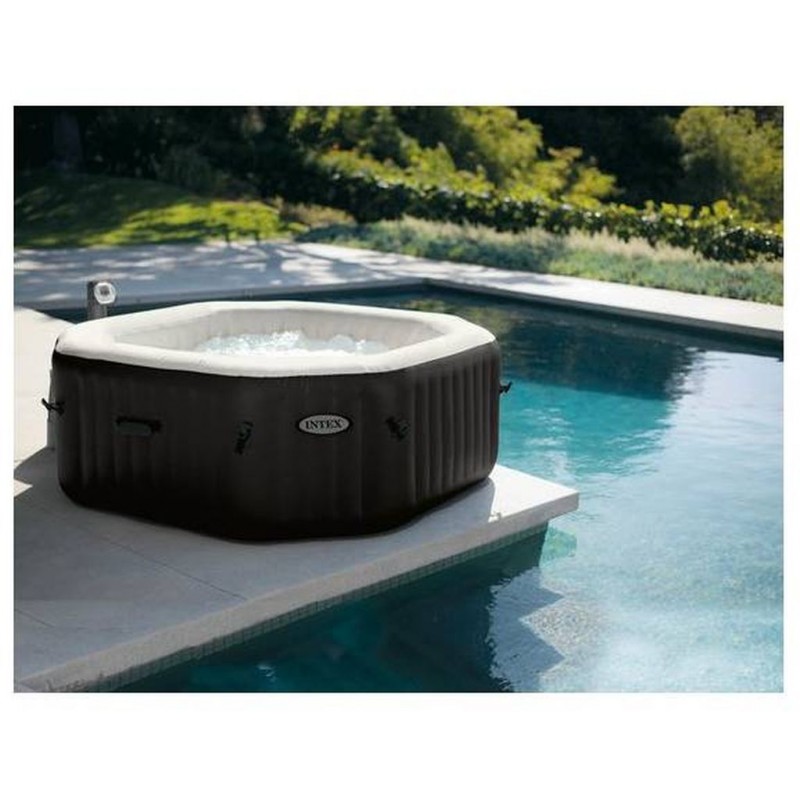 INTEX Jet & Bubble Spa Deluxe Octagon Vířivka systém slané vody, pro 6 osob 218x71cm 28456