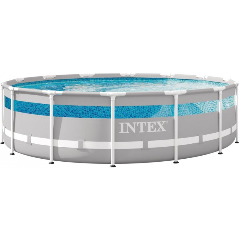 INTEX Prism Frame Clearview Set Bazén 427 x 107 cm s kartušovou filtrační pumpou 26722NP
