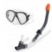 INTEX Potapěčský set: maska a šnorchl, černý 55648