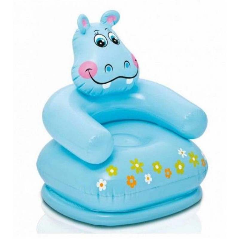 INTEX HAPPY ANIMAL CHAIR Nafukovací dětské křeslo 65 x 64 x 74 cm, hroch 68556