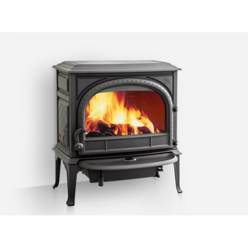 Jotul F 400 CB krbová kamna černý lak, dvířka bez ozdobných příček 30036897 Jotul F 400 CB krbová kamna černý lak, dvířka bez ozdobných příček 30036897