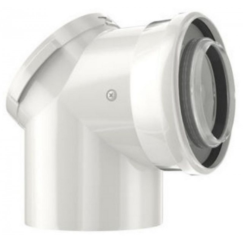 Junkers Koleno 80/125,90° s revizním otvorem (náhrada za AZB938) 7738112665