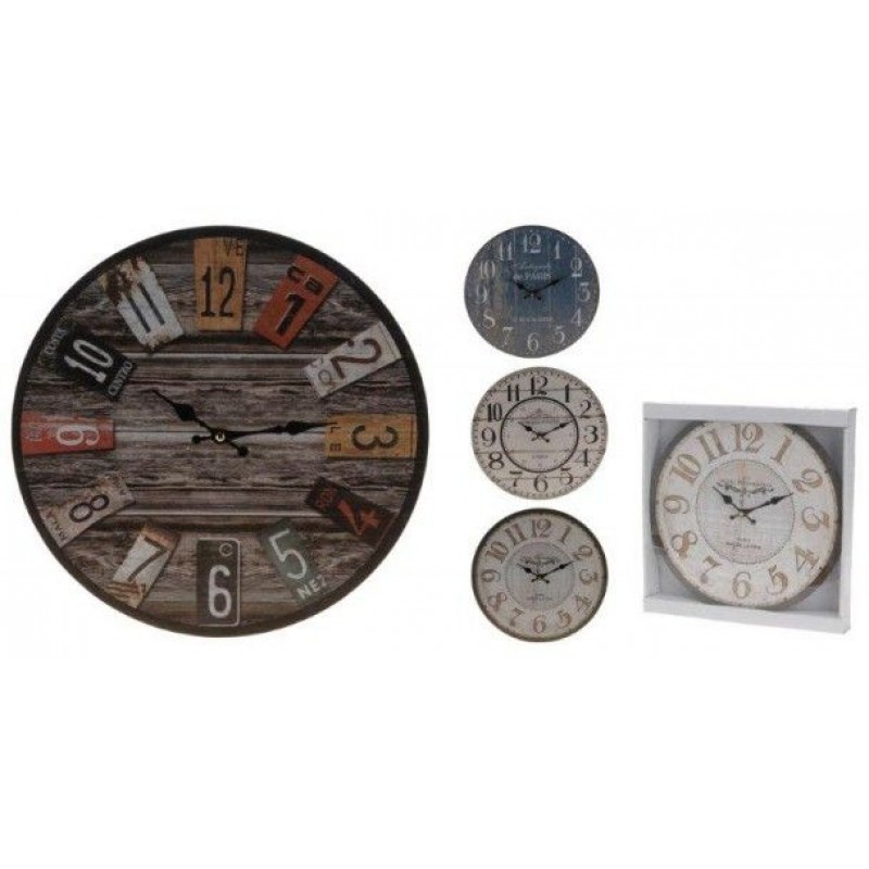 KAISERHOFF Hodiny nástěnné dřevěné 33,8 cm KO-971455