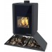 HS FLAMINGO DELUXE ® SENAI Krbová kamna 9kW, černá HSF42-032