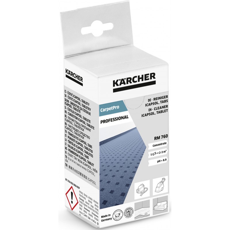 KARCHER RM 760 CarpetPro Čistič koberců iCapsol, 16 tablet 6.295-850.0 KARCHER RM 760 CarpetPro Čistič koberců iCapsol, 16 tablet 6.295-850.0