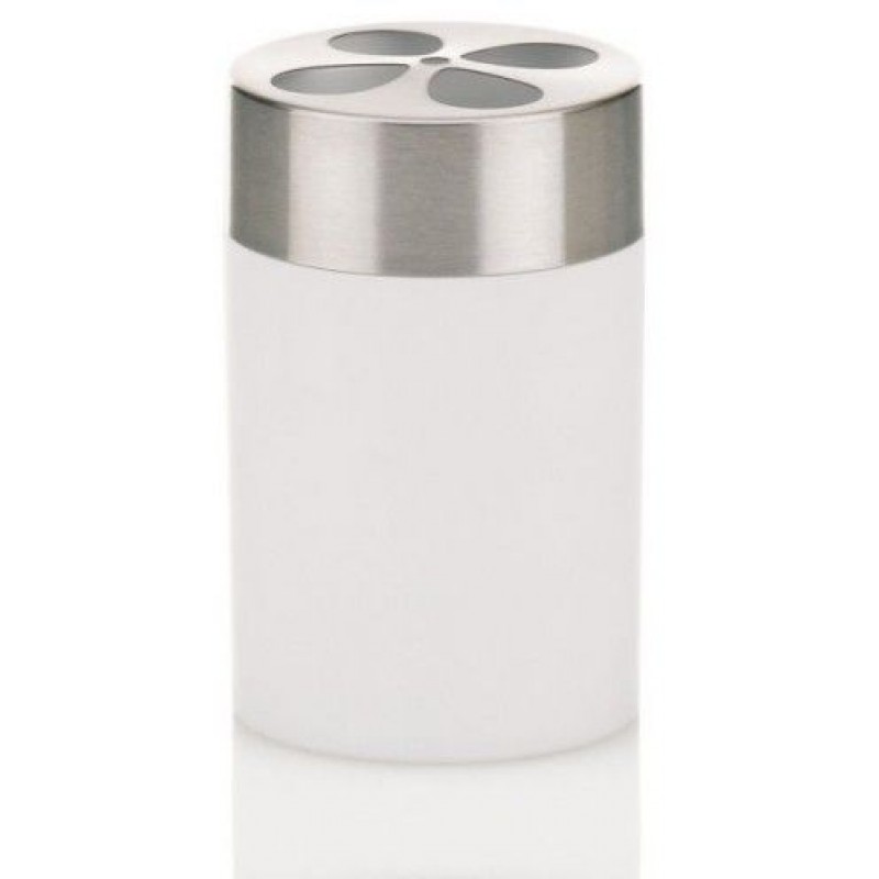 KELA Držák na zubní kartáček LINO ABS bílý / ušlechtilá ocel KL-18569 KELA Držák na zubní kartáček LINO ABS bílý / ušlechtilá ocel KL-18569