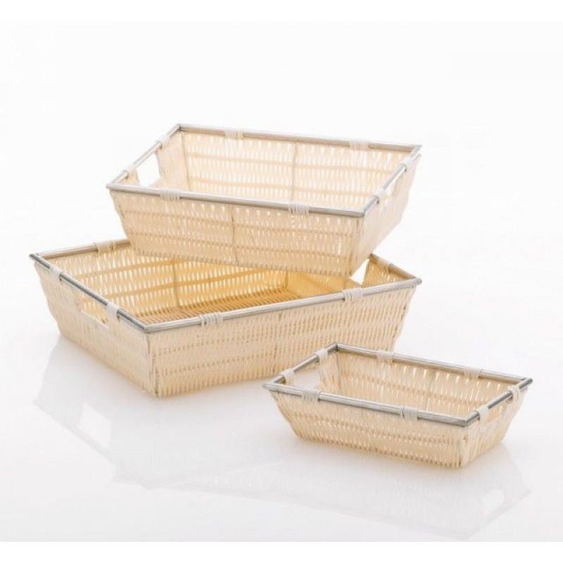 KELA Koš NOBLESSE PP plast, krémový 33x25x10 cm KL-21118