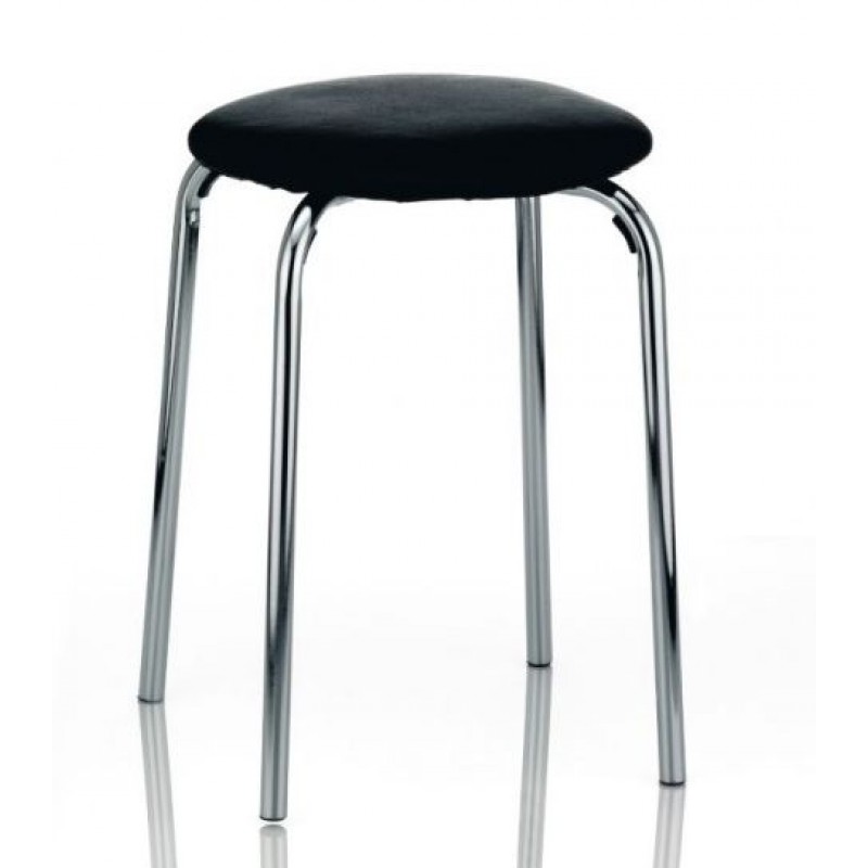 KELA Židle SIMEON, sedák polstrovaný černý KL-18797