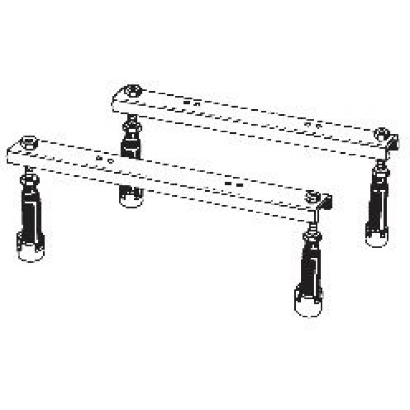 KERAMAG nohy k vaně (1 sada) 653002