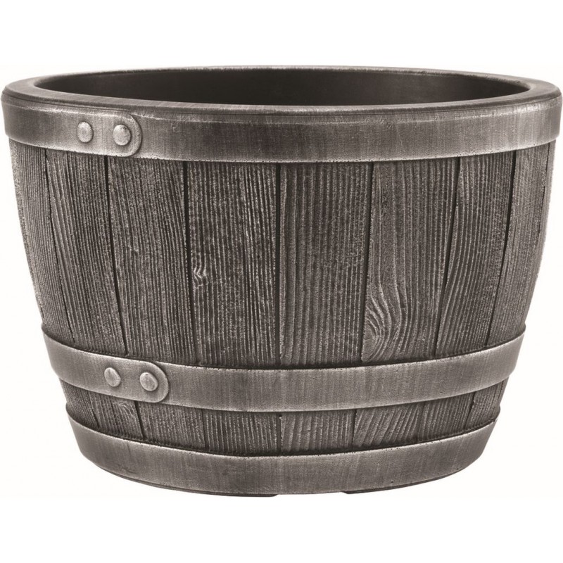STEWART BLENHEIM HALF BARREL 22L Květináč, 40 x 27 cm, cín 17207568