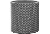 KETER SMALL CYLINDER Květináč, 28 x 28 x 28,3 cm, ratan, stříbrno-šedá 17197833