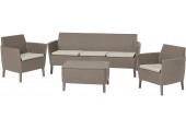 KETER SALEMO 3 SEATER Set zahradní, cappuccino/béžová 17205990