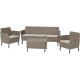 KETER SALEMO 3 SEATER Set zahradní, cappuccino/béžová 17205990