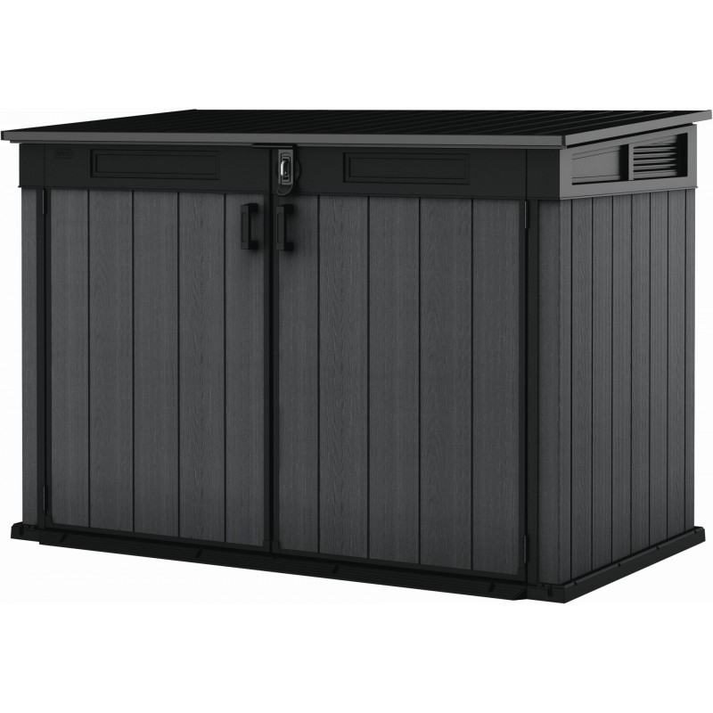 BAZAR KETER CORTINA MEGA 2020L Zahradní kůlna, 190,5 x 109,3 x 132,5 cm, šedá 17212413 (255146) POŠKOZENÝ OBAL!!