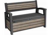 KETER DECO GARDEN BENCH 227L Úložná lavice, 133 x 61 x 89 cm, ashwood 17213853