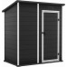 KETER ESSENTIAL 6 x 4 zahradní domek, 184 x 112 x 195 cm, tmavě šedý 17214016