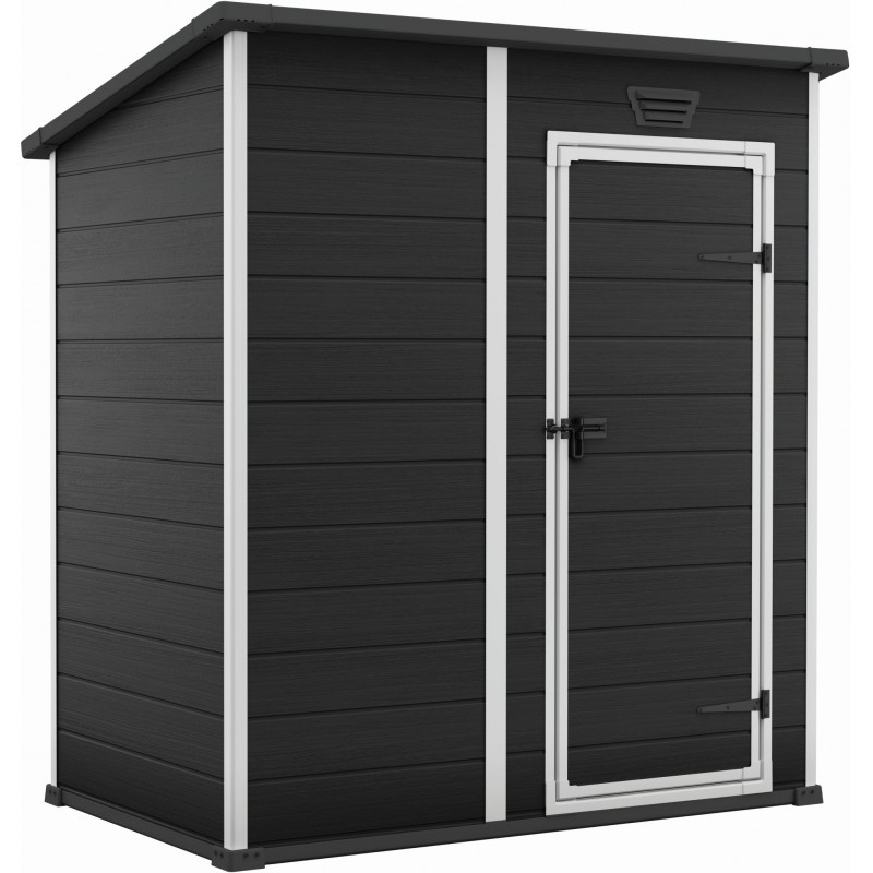KETER ESSENTIAL 6 x 4 zahradní domek, 184 x 112 x 195 cm, tmavě šedý 17214016