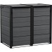 KETER HIDE AWAY 2x240L Skříňka na popelnice, 138,1 x 84,3 x 121,2 cm, šedá 17213790 KETER HIDE AWAY 2x240L Skříňka na popelnice, 138,1 x 84,3 x 121,2 cm, šedá 17213790