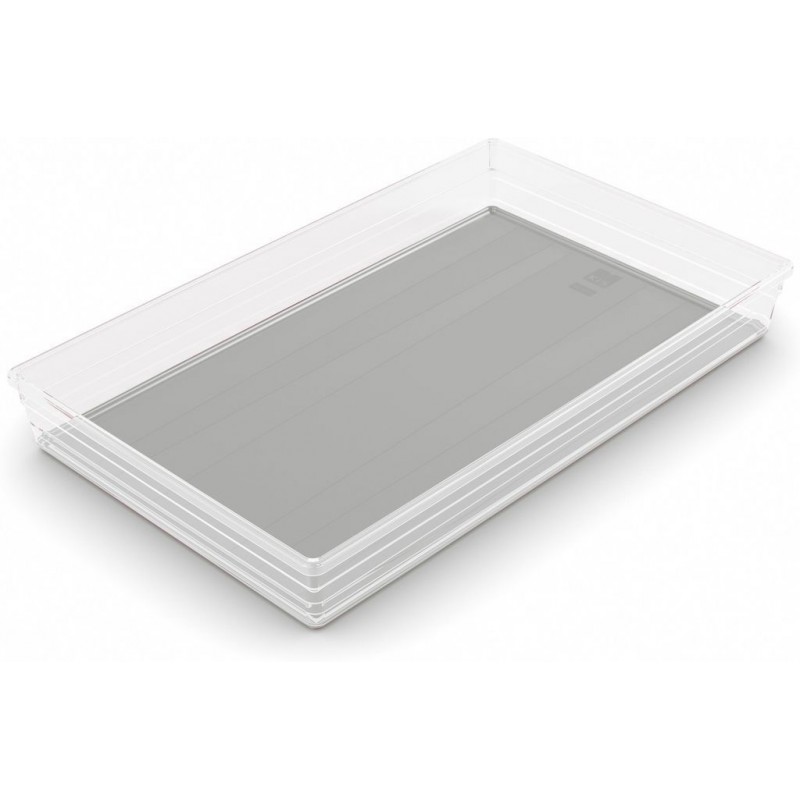 KIS SISTEMO 9 Organizér 39x24x5cm transparent/šedý