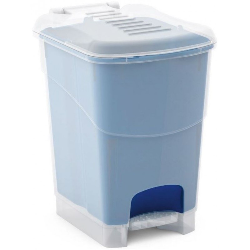 KIS KORAL S 10L odpadkový koš 19x24x28cm transparent/modrý