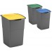 KIS KORAL 3x47L Set 3 odpadkových košů pro recyklaci