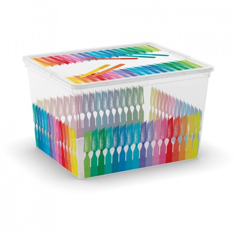 KIS C BOX COLOURS ARTY CUBE 40x34x25cm 27L KIS C BOX COLOURS ARTY CUBE 40x34x25cm 27L