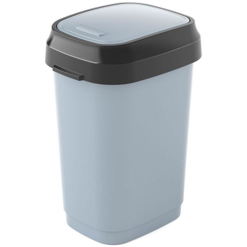KIS DUAL SWING BIN S 10L odpadkový koš 19x25x33cm šedý