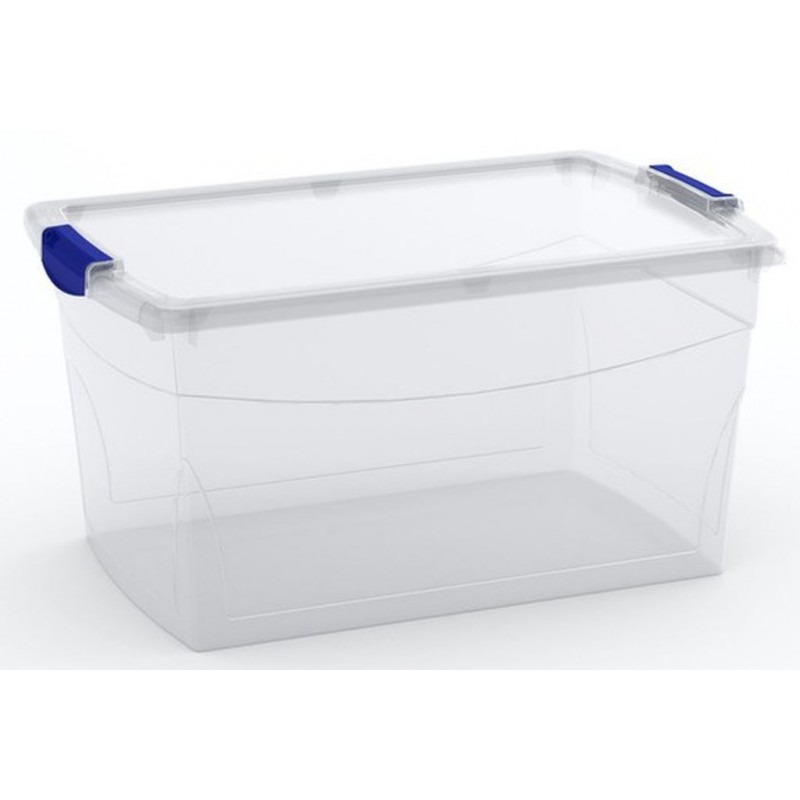 KIS OMNI LATCH BOX L 50L 59x39x30cm transparentní