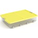 KIS W BOX UNDERBED XL 55L 79x58x16,5cm transparentní/žluté víko