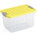 KIS W BOX S 15L 38x25x23cm transparentní/žluté víko