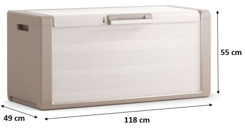KIS GULLIVER CHEST 300L úložný box 118x49x55cm béžová