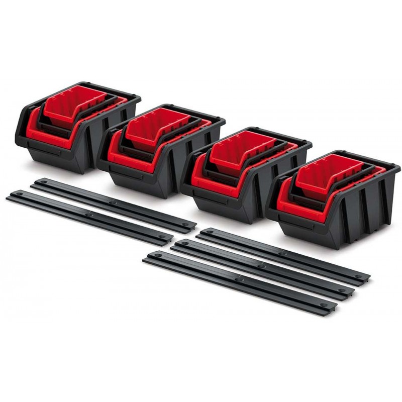 Kistenberg SET TRUCK Sada boxu s lištou na zeď, 58x23x13cm KST16 Kistenberg SET TRUCK Sada boxu s lištou na zeď, 58x23x13cm KST16