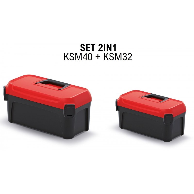 Kistenberg SMART Set 2v1 Kufry na nářadí, 38x23,4x22,5cm KSMS40 Kistenberg SMART Set 2v1 Kufry na nářadí, 38x23,4x22,5cm KSMS40