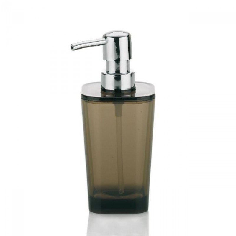 KELA Dávkovač mýdla KRISTALL - kouřová KL-21345