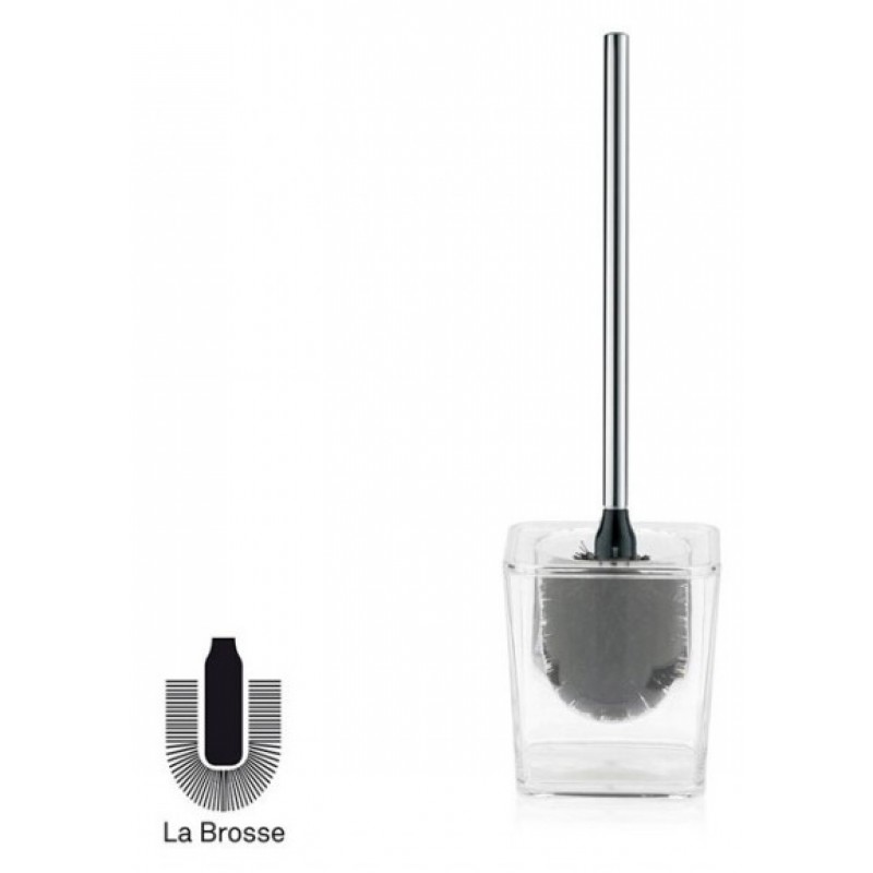 KELA WC štětka KRISTALL transparentní LaBrosse KL-21904