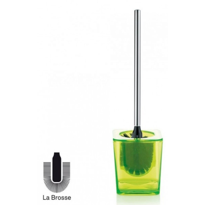KELA WC štětka KRISTALL zelená LaBrosse KL-21964