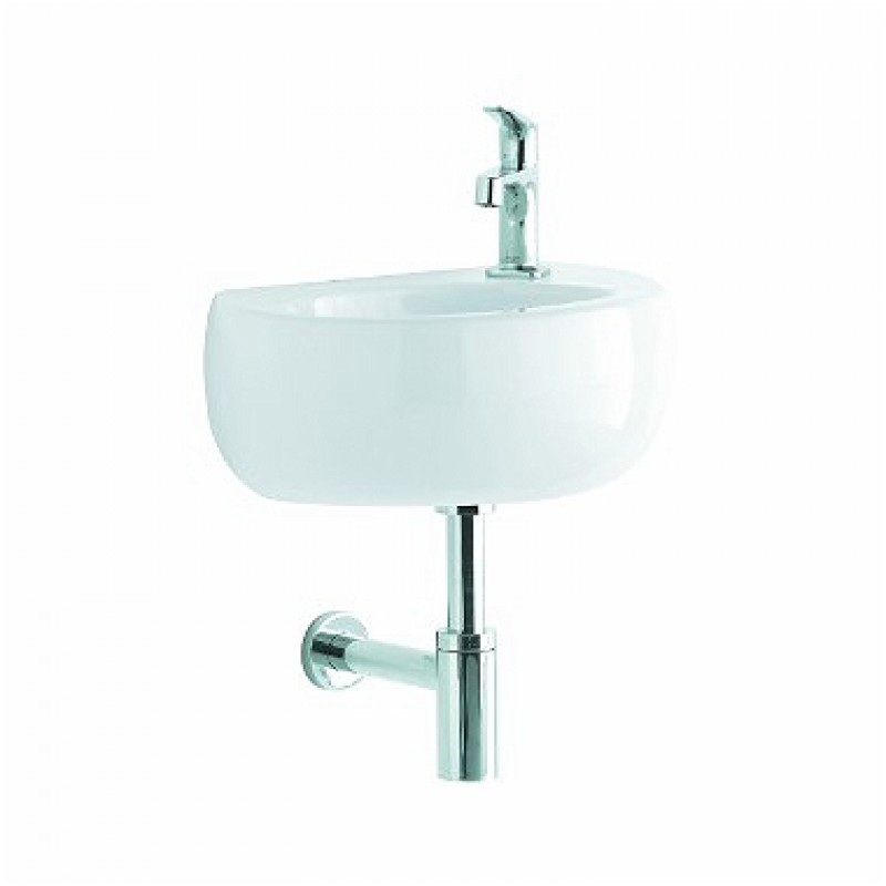 KOLO Ovum by Antonio Citterio umyvadlo 48 cm, s otvorem pro baterii, s přepadem, Reflex L42148900