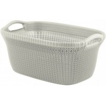 CURVER KNIT 40L Koš na čisté prádlo 60 x 27 x 39 cm, krémový 03677-X64