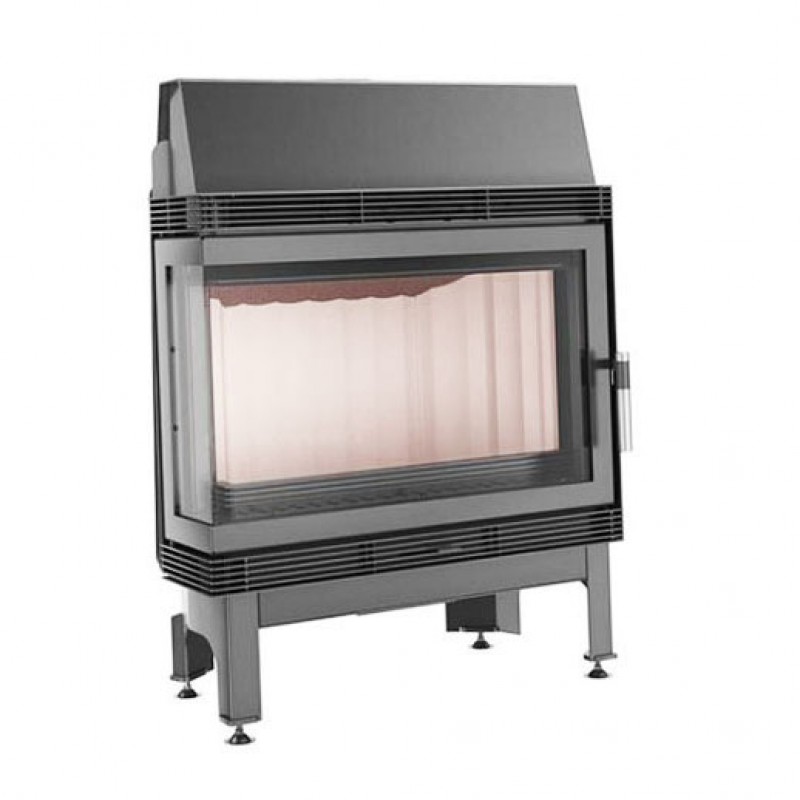 KRATKI BLANKA 670/570 12 kW, krbová vložka teplovzdušná, levé prosklení