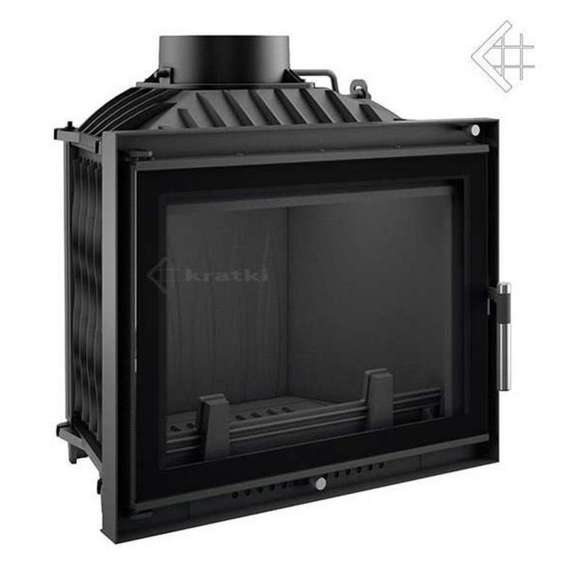 KRATKI ERYK/DECO 12 kW krbová vložka teplovzdušná, rovné sklo KRATKI ERYK/DECO 12 kW krbová vložka teplovzdušná, rovné sklo
