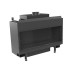 KRATKI LEO 100 PB 4,7 - 9,5 kW vestavný plynový krb LEO/100/LPG
