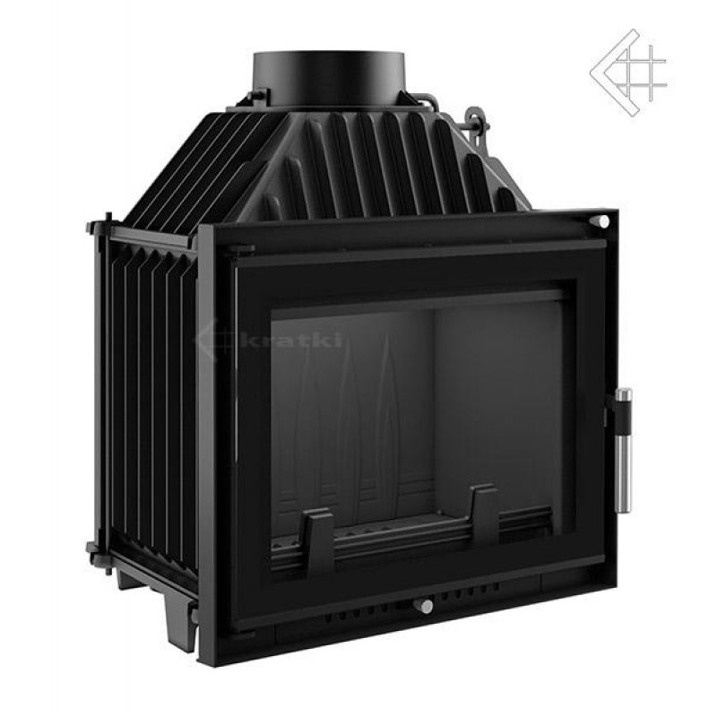 KRATKI MAJA/DECO 12 kW krbová vložka teplovzdušná, rovné sklo
