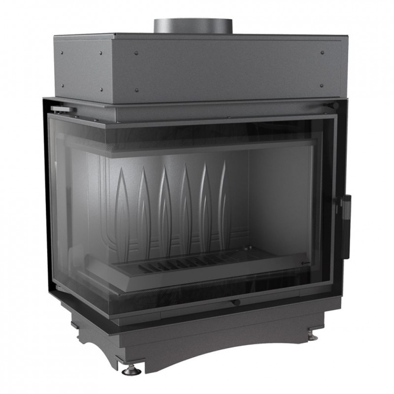 KRATKI MAJA/L/BS/DECO 12 kW krbová vložka teplovzdušná, boční levé sklo