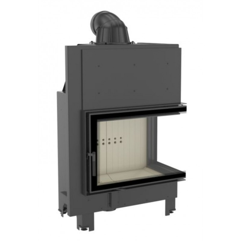 KRATKI MBA/P/BS 17 kW krbová vložka teplovzdušná, boční pravé sklo KRATKI MBA/P/BS 17 kW krbová vložka teplovzdušná, boční pravé sklo