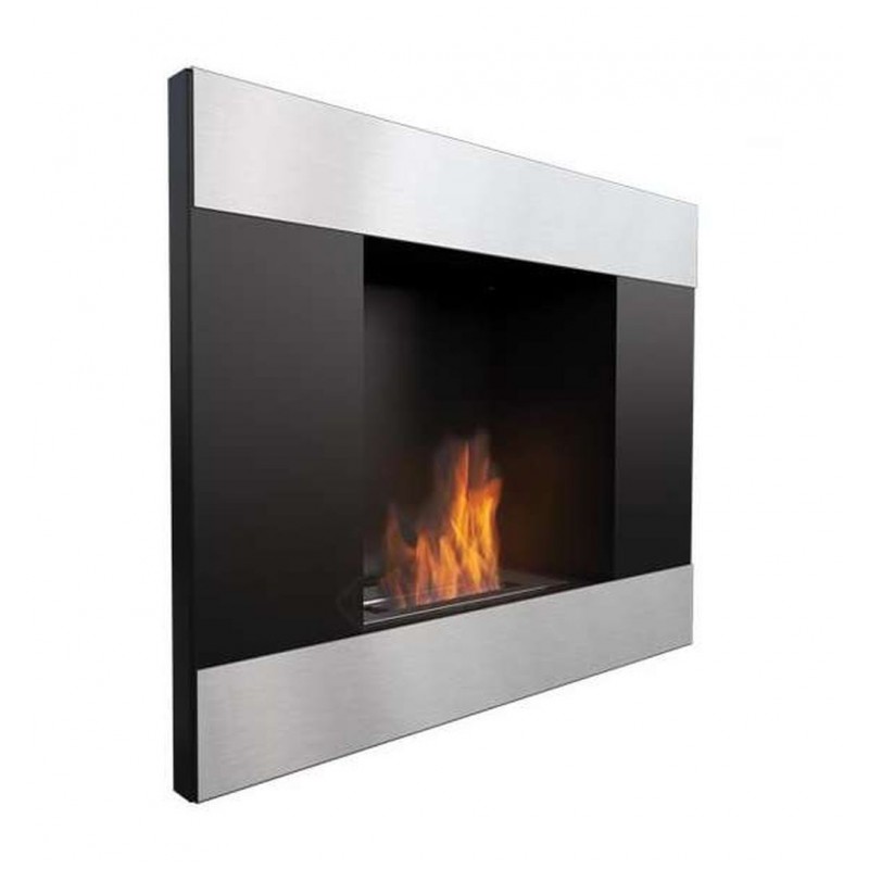 KRATKI Biokrb QUAT HORIZONTAL černý, broušená ocel