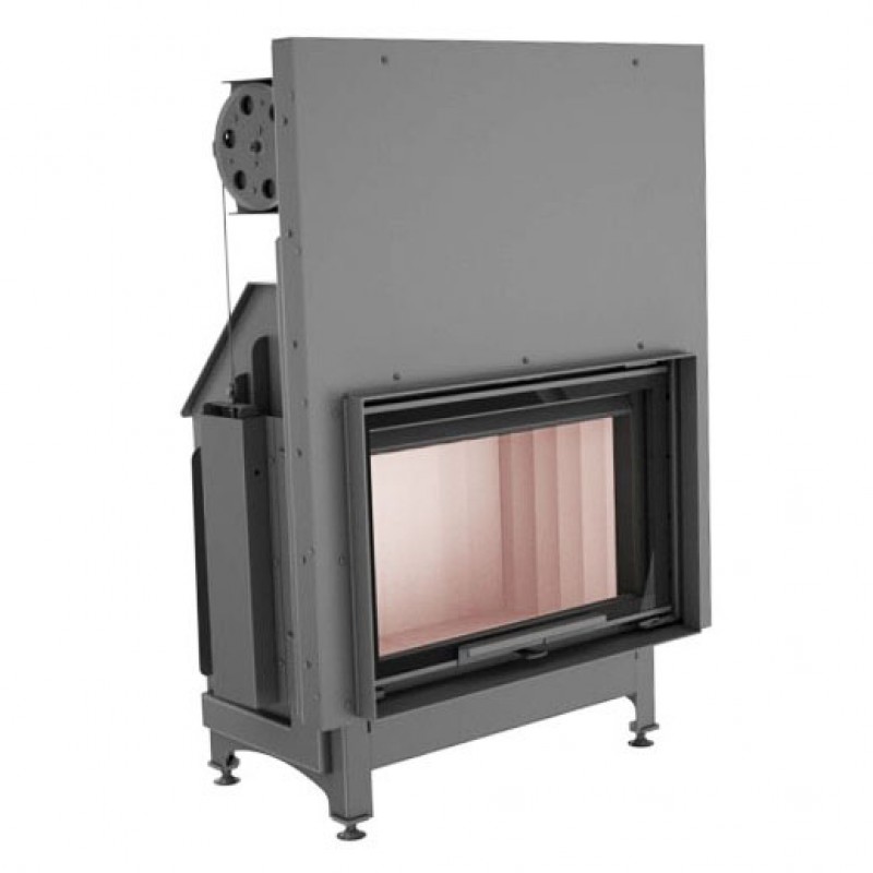 KRATKI ZIBI/G 12 kW, krbová vložka teplovzdušná, výsuvné otevírání